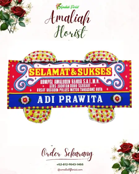 Papan Bunga Ucapan Selamat Ancaran